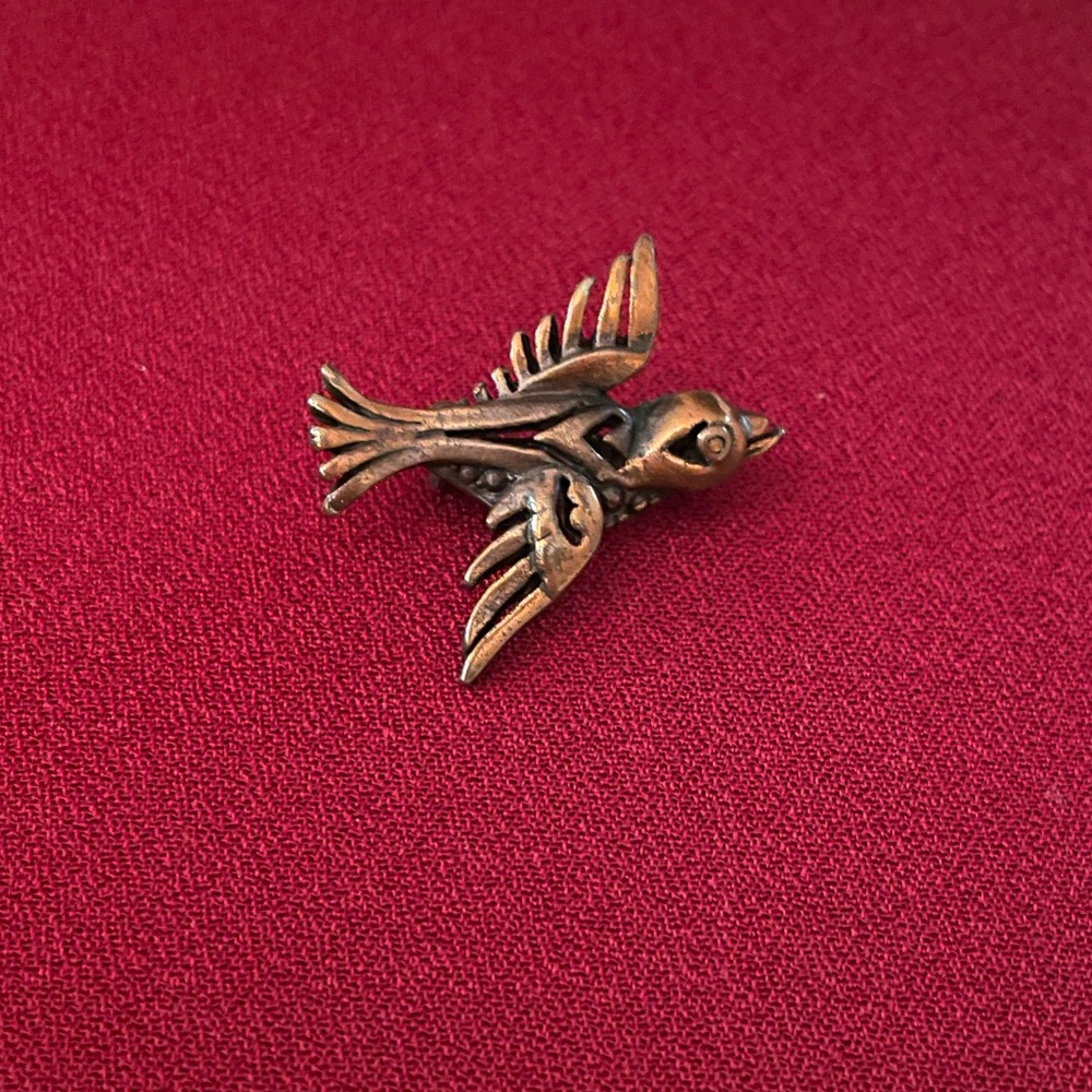 Vintage Bird Brooch Pin